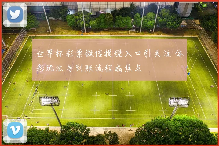 世界杯彩票微信提现入口引关注 体彩玩法与到账流程成焦点