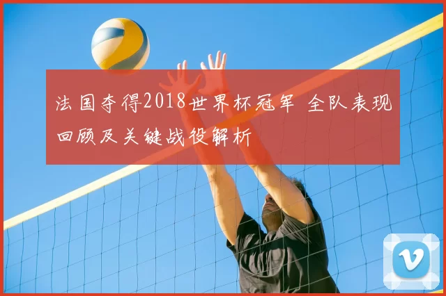 法国夺得2018世界杯冠军 全队表现回顾及关键战役解析